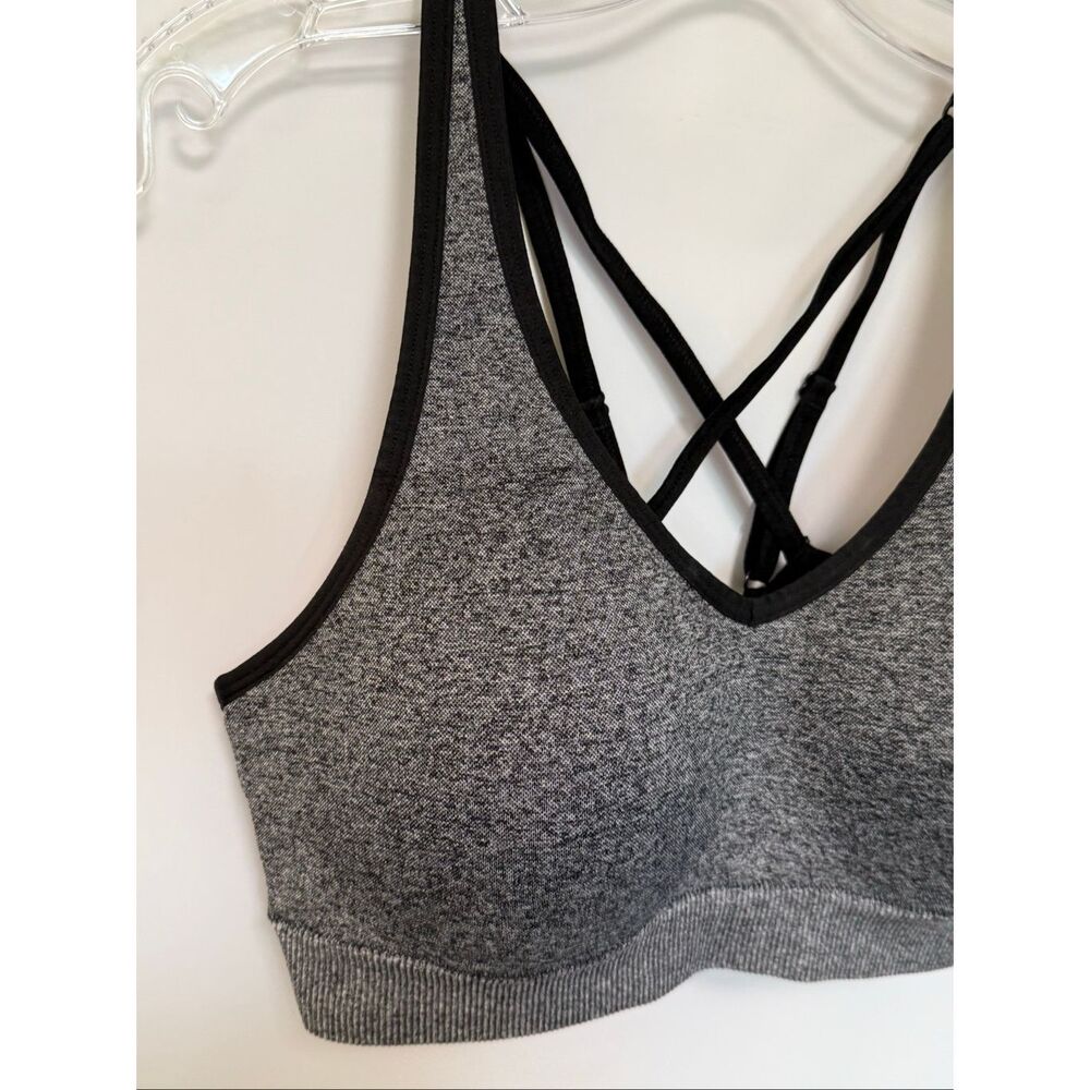 Pink Active Seamless Lightly Lined Wireless Gray … - image 4